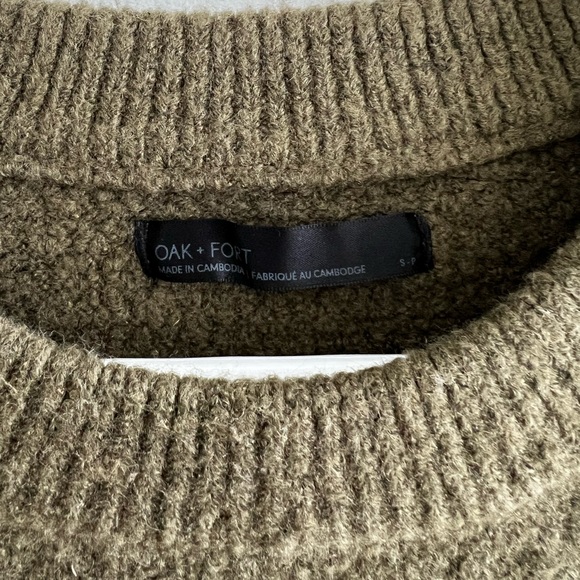 OAK + FORT Knitwear Sweater - Picture 2 of 3